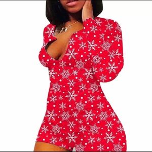 Women’s Christmas pajama onesies